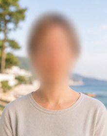 Anonyme Person